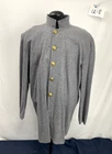 Civil War Confederate Grey Wool Sack Coat- CSA Uniform Reenactment - Size 54