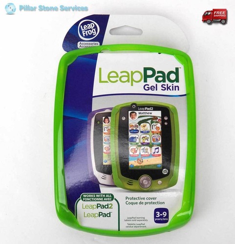 LeapFrog LeapPad 2 Gel Skin, Green Protective Cover (LeapPad2/2P, LeapPad1) New - Picture 1 of 3