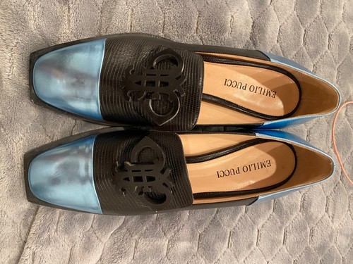 Emilio Pucci Fiorentini Print Loafers, Size 38 us 8 - Picture 5 of 6