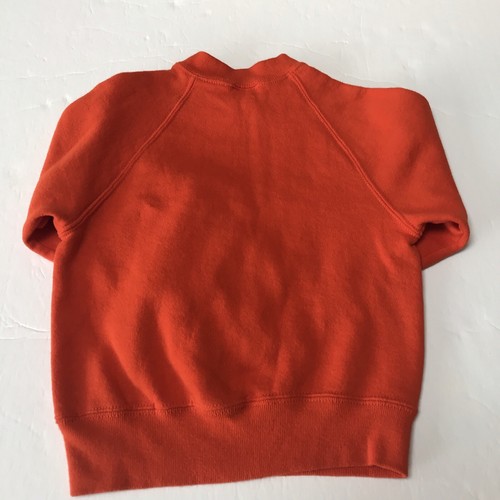 Vintage Jerzees Crewneck Sweatshirt Small 6 7 Blank Orange Kids Grunge Skate USA - Picture 7 of 11