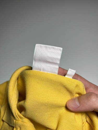 Lacoste Live Yellow Polo Shirt Size 3 S - Picture 11 of 13