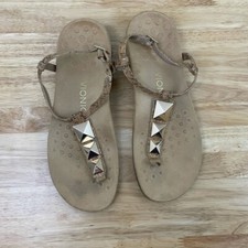 Vionic Nala Women's Gold Cork Sandals- Sz 9