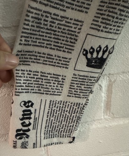 NALLY & MILLIE Newspaper PRINTED TUNIC  Size XL - Picture 4 of 14