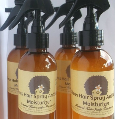 Citrus Scalp Spray Moisturizer Antiseptic 8 Ounces Brina Organics
