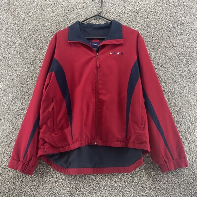 CATALINA Jacket Women's Soft Lining X-Large Red Black Full Zip