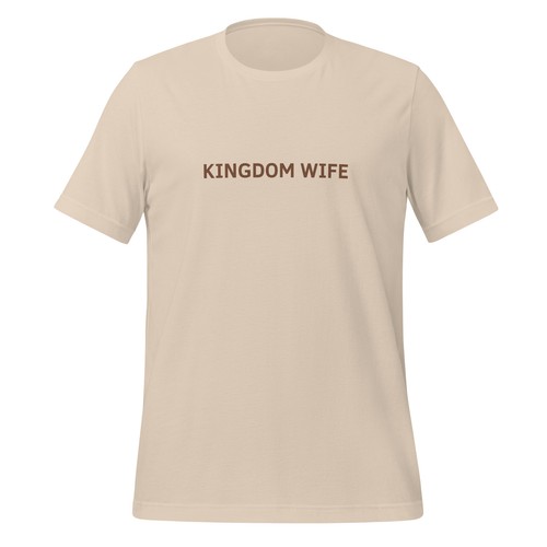 Kingdom Wife TShirt Aesthetic Christian Apparel Neutral Brown Shirt Women - Picture 8 of 11