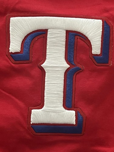 Pro Standard MLB TEXAS RANGERS EMBROIDERED SHIRT T-SHIRT MEN'S SZ L $60 NWT - Picture 5 of 7