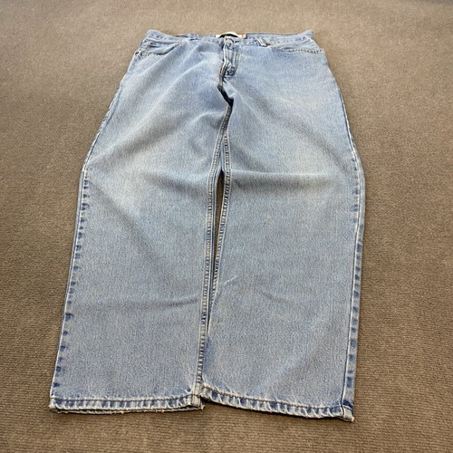 Pantalones de mezclilla de colección Levi’s 550 para hombre talla 36x30 Y2K holgados azules lavados desgastados patinador - Imagen 3 de 13