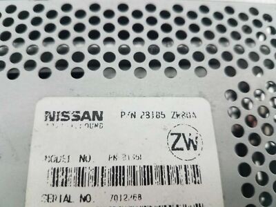 2010-2011 nissan versa radio stereo 2 DIN 6 disc changer 28185