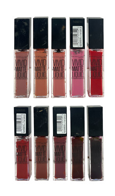 Maybelline Vivid Matte Liquid Lot of 2 x (7.7ml / 0.26fl.oz) New YOU PICK COLOR