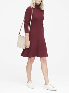 banana republic turtleneck sweater dress