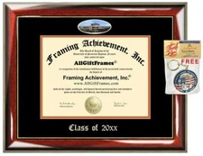 AllGiftFrames Custom Diploma Frame Embossed University of Texas Dallas College B