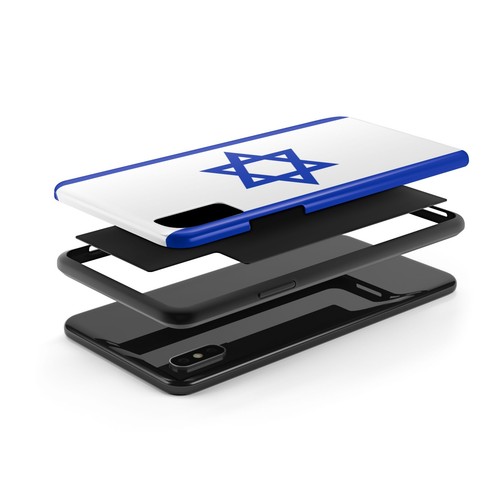 Israel Flag Phone Case, Tough Protective Cover, Jewish Gift Idea - Photo 83 sur 108