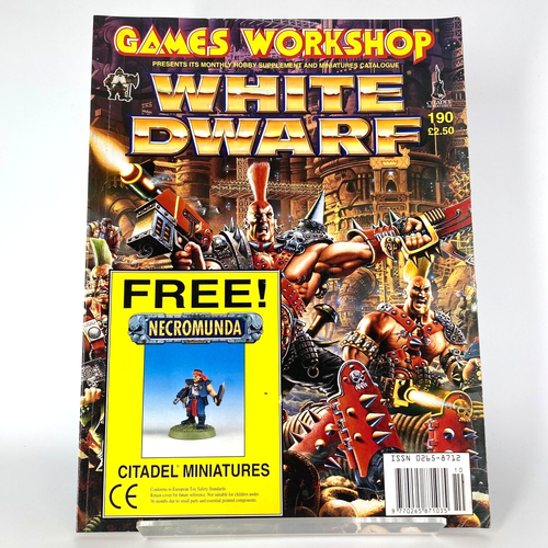 White Dwarf 190 Magazin Games Workshop Warhammer Fantasy 40.000 40K M1304 - Bild 1 von 3