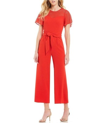 cece red jumpsuit