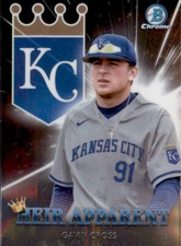2022 BOWMAN CHROME HEIR APPARENT KANSAS CITY ROYALS - GAVIN CROSS #HA-8