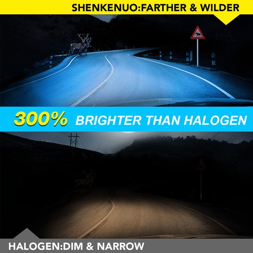 4x Kits de faros delanteros LED bombillas altas bajas azules para KIA Sorento 2014-2019 blanco - Imagen 11 de 12