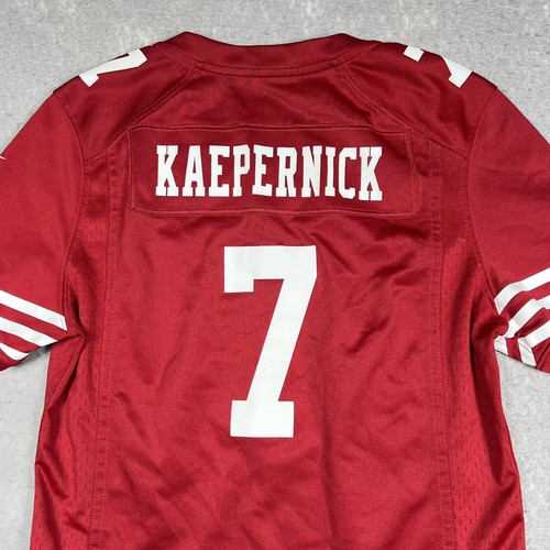 Nike Colin Kaepernick San Francisco 49ers Jersey Women Size Small Red # 7 - Picture 2 of 9