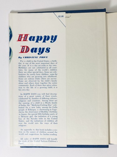 Happy Days by Christine Price: A UNICEF book of Birthdays, Name Days and Growing - Picture 4 of 11