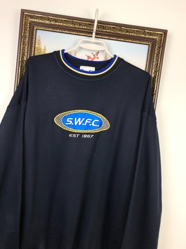 Vintage 90's Sheffield Wednesday Football Sweatshirt Soccer Track Crewneck Sz XL - Picture 3 of 15