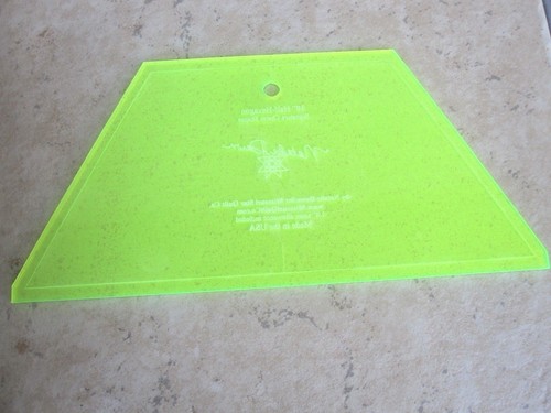 Mitad hexagonal de 10" y mitad fácil - patrón hexagonal Missouri Star Edredón Co. Nuevo - Imagen 6 de 6