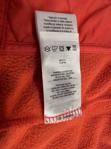 Columbia Puffer Vest Full Zip Women’s Medium Red Nylon Hiking Casual - Picture 9 of 17