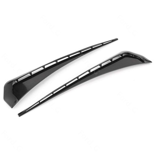 Sport Black Soft TPU Side Fender Air Vents Wing Cover Trim Car Accessories US - Picture 16 of 18