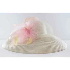 Bellissima Fine Millinery Fancy Sequined Wedding Church Hat $118 Tags #HT212