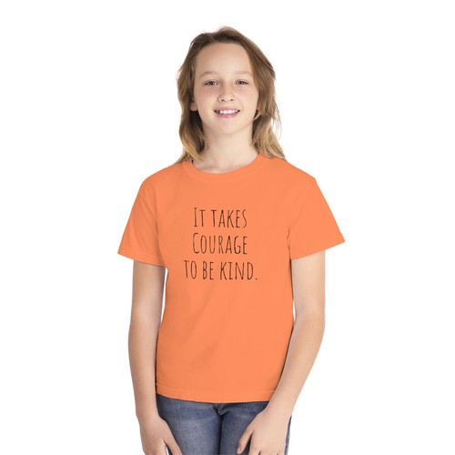 Courage Kindness Youth Midweight Tee - Picture 4 of 22