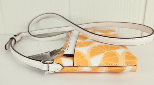 NWT Kate Spade Sadie Orange Slices Top Zip Crossbody Bag 2 Piece Set w/Pouch - Picture 7 of 20