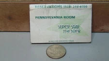 VINTAGE MATCHBOOK RESORTS INTERNATIONAL HOTEL CASINO PENN ROOM ATLANTIC CITY