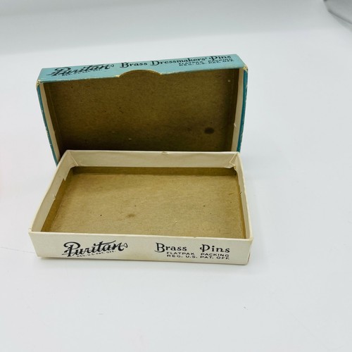 Vintage Werbung puritanische Schneider Pin Box & Studio Girl Kunststoff Box Requisiten - Bild 7 von 10