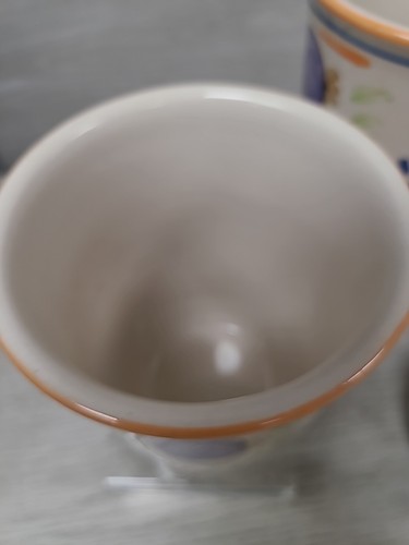 Taza de café Royal Norfolk grande con vid de frutas pintada (solo 1 taza) - Imagen 7 de 8
