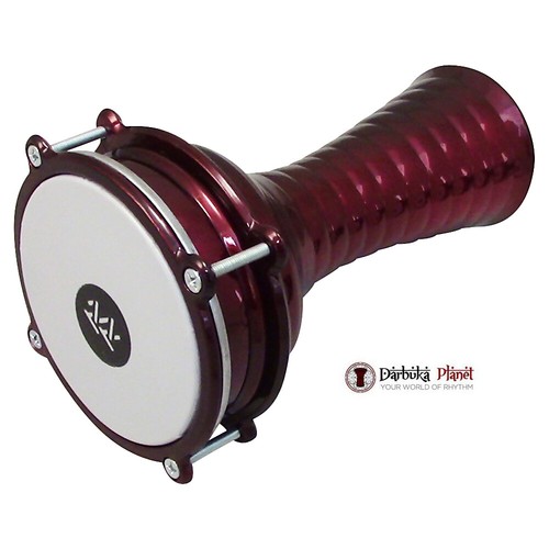ZAZA Percussion 10"" (Länge) Kinder rot Aluminium Darbuka, Doumbek - Bild 2 von 3