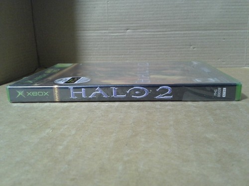 Halo 2 2004 Xbox mit Xbox Live Sticker. Versiegelte - beschädigte Plastikverpackung - Bild 18 von 19