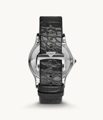 NEW Emporio Armani Swiss Made Men's Leather Automatic Classic ARS3303 $1045 - Picture 3 of 9