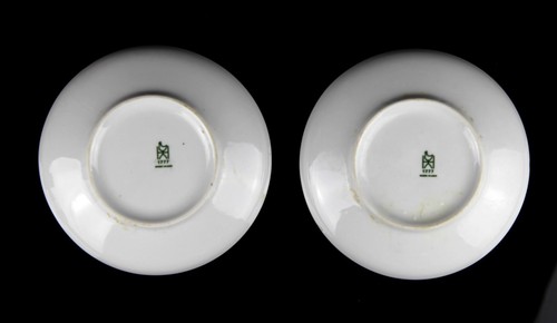 Platillos Plato Porcelana Vintage Alemania Exclusivo Platillo (2 Piezas) - Imagen 3 de 4