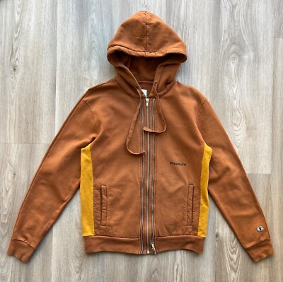 Champion by Wood Wood Pleasure Brown Zip Up Hoodie