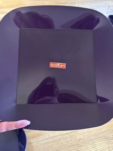 VTG BODUM 24 PIECE PLASTIC PLACE SETTINGS EGGPLANT PURPLE MADE IN DENMARK & USA - Picture 11 of 14