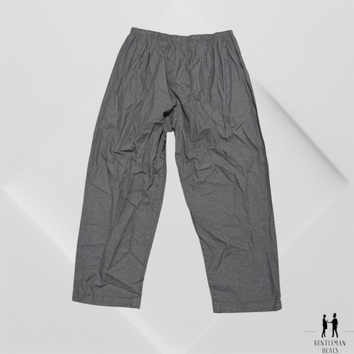 Bodil Women's 100% Cotton Pull On Casual Beach Pants Gray Grey USA Made XL - Picture 2 of 9