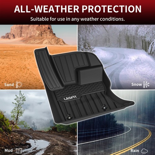 Floor Mats Liners for 2017-2025 Jaguar F-pace 2017-2026 Range Rover Velar TPE - Picture 8 of 10