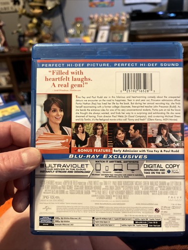 Admission (Blu-ray/DVD, 2013, 2-Disc Set, Includes Digital Copy UltraViolet) - Picture 2 of 8