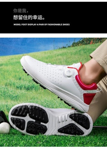Hombres Mujeres Zapatos de Golf Ligeros Zapatos para Caminar Aire Libre Antideslizantes Tenis - Imagen 19 de 28