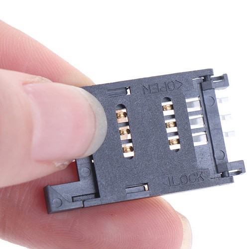 10PCS SIM Card Holder 6PIN Card Socket SIM Card Slot Connector for Phon.e6 - Zdjęcie 5 z 12