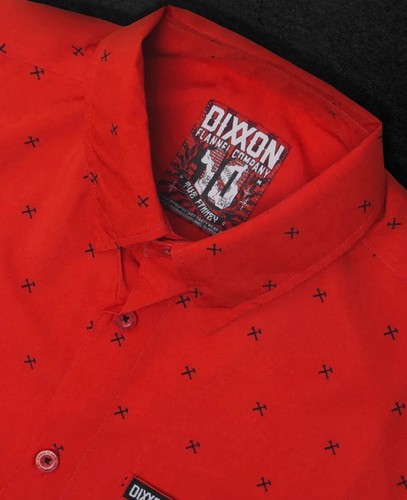 Dixxon Flannel Men’s 2XL Bamboo - Red Finney Short Sleeve Party Shirt - Picture 2 of 6