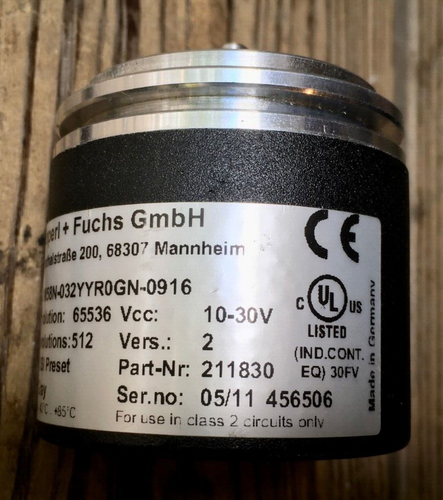 Rotary encoder Pepperl-Fuchs AVM58N-032YYR0GN-0916 512 revolutions PN: 211830 - Picture 6 of 7