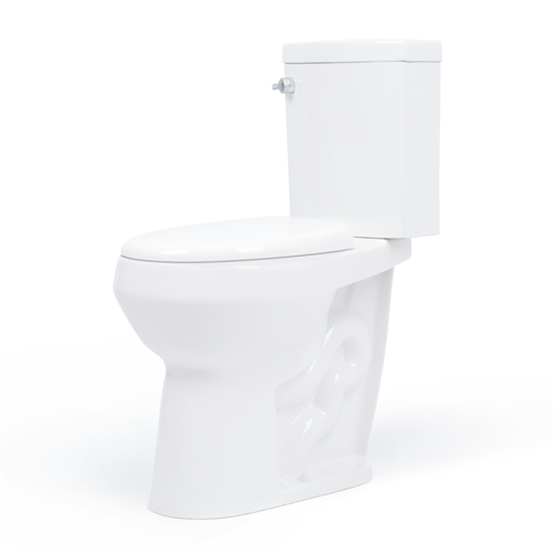 Convenient Height 20 in. Extra Tall Toilet. Dual flush. Slow-close seat included - Picture 1 of 12