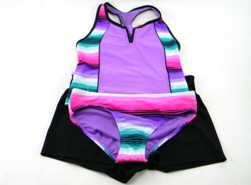 Gerry Youth Girls 3-piece Tanktini Swimsuit Sz 12-16 TINI {&} - Picture 4 of 14