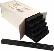 C04 staple Upholstery Fine Wire Staple 22 Gauge BLACK  3/8" crown, 1/4" length