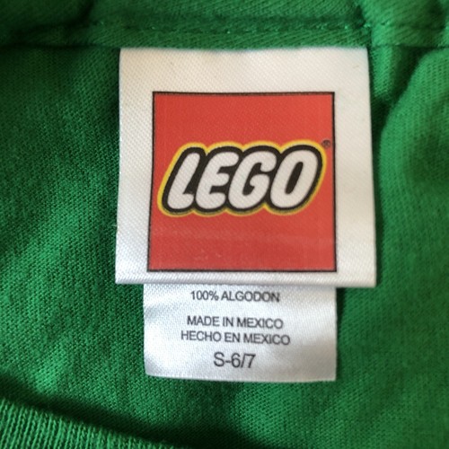 Boys Lego Brand Tee Shirt In Green Size S (6/7) NWOT - Picture 3 of 4
